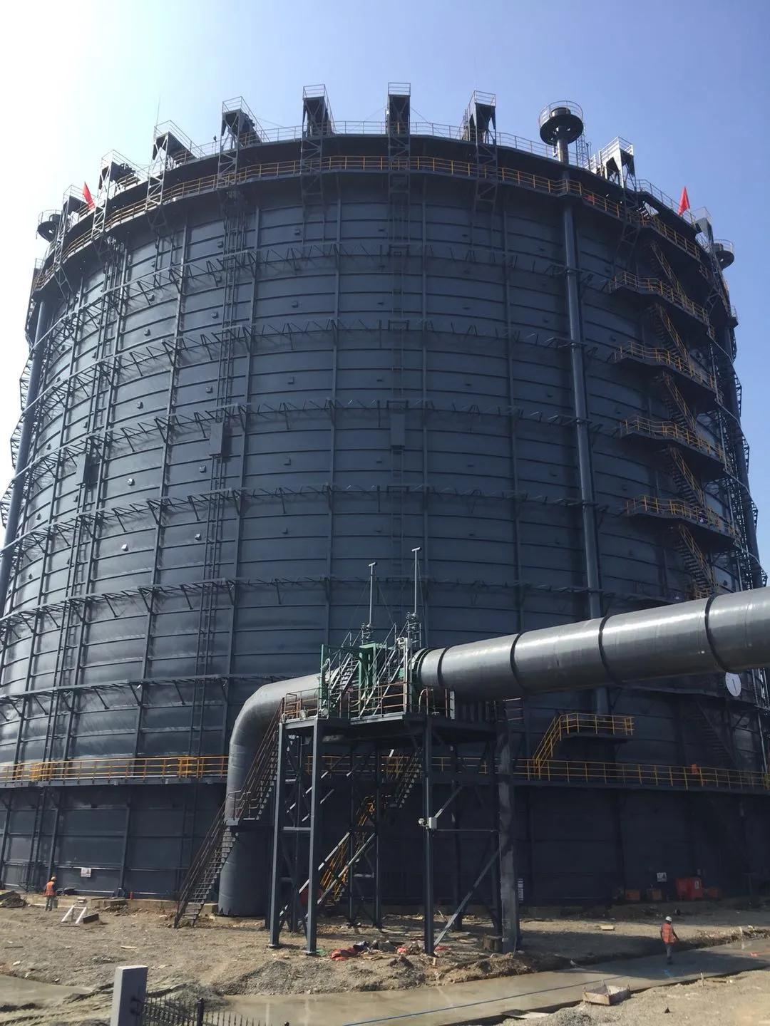 中冶京诚新一代大型转炉煤气柜在津西钢铁顺利投产